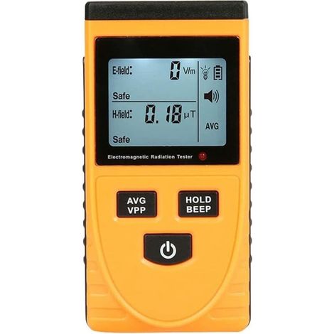 Geigerzähler, Nuklearradiometer, tragbares Dosimeter mit LCD-Bildschirm, Detektor (1/4)