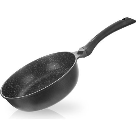 Grande poêle à frire en granit, profonde et haute, 24 cm (1/5)
