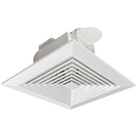 royaluxe-Extracteur d'air pour salle de bain avec clapet anti-retour, silencieux pour cuisine, plafond, bureau (6 pouces)