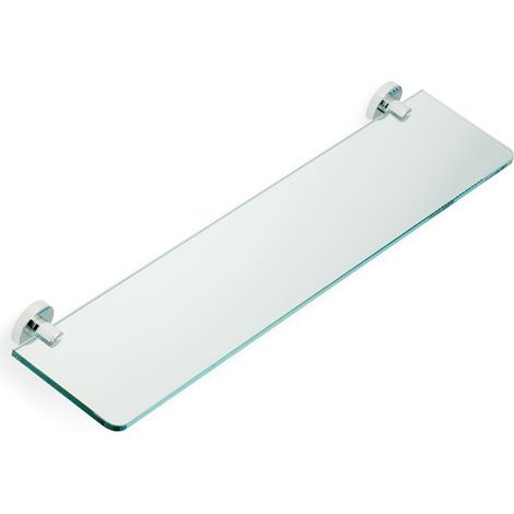 STILHAUS Liz mensola con vetro 60 cm cromato e opaco codice prod: 000LZ0408
