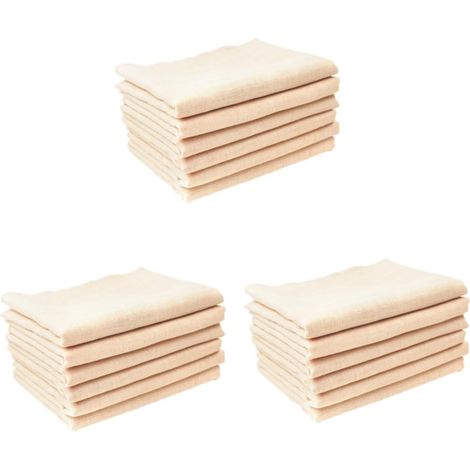 Ensemble de 18 serviettes pour bébé en coton biologique (1/5)