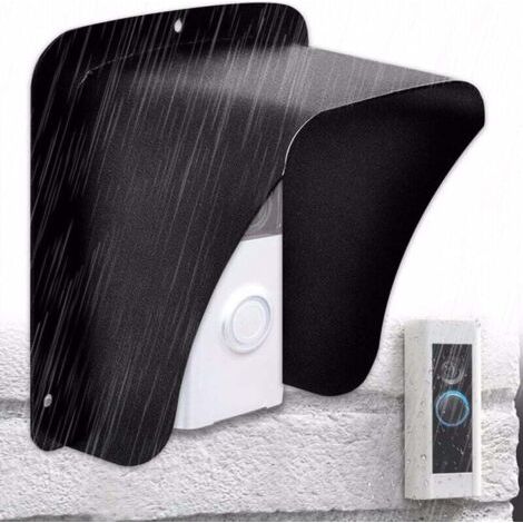 Ymyny – Copertura metallica impermeabile per telecamere, campanelli e serrature – Metallo laminato a freddo – Protezione da pioggia e sole – Installazione semplice (1/4)