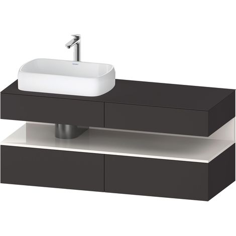 Duravit Collection One Meuble sous-vasque sur console, 2 tiroirs,