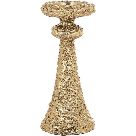 Bougeoir doré élégant pour grandes occasions - Doré éclatant (1/4)