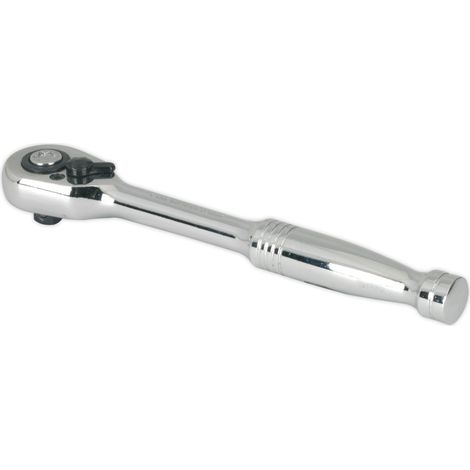 Sealey Siegen Pear-Head Ratchet Wrench with Flip Reverse 1/4""Sq Drive S0704