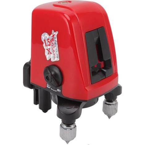 Niveau infrarouge portable haute précision à mise à niveau automatique, mini niveau à lignes croisées, 2 lignes, lumière rouge