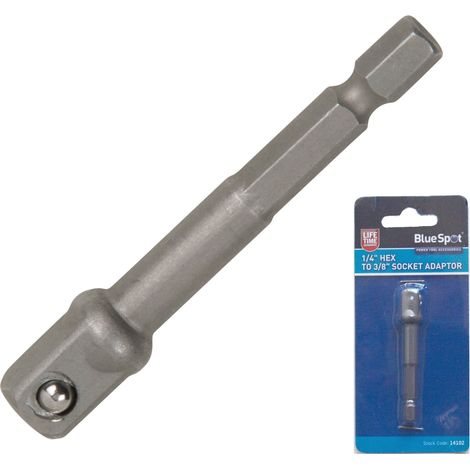 Blue Spot Tools 1/4" Hex to 3/8" Socket Adapter (1/3)