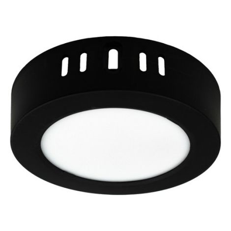 Spot encastré LED N/T circulaire 6W 4000K noir DL-1 (1/5)