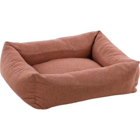 Lit pour Chien Chat Vieux Rose - Coussin pour Chien Chat - Panier pour Chien Chat - 50x40x16cm - Lavable - Fond Anti-dérapant - Housse Amovible - Lieu de Couchage Doux et Confortable (1/3)