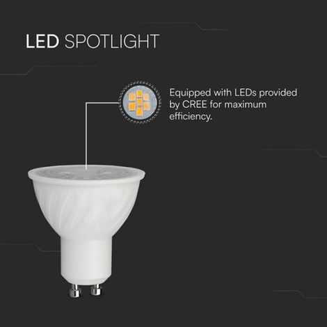 Ampoule LED GU10 - - TA-211956 - 6W (445 lm) - 3000K Blanc chaud - Dimmable (1/5)