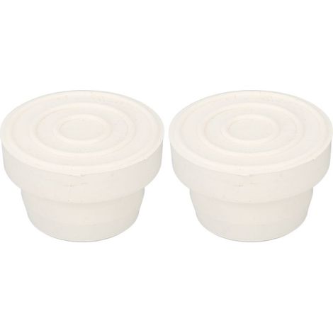 2 Pare-chocs Échelle Piscine – Bouchons Extrémité Intérieurs, Dimensions 5.7x5.7x3.7cm pour Accessoires Natation (1/5)