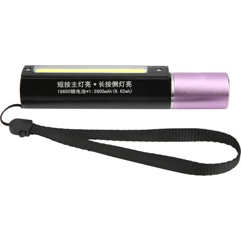 Lampe torche torche légère à LED UV en alliage d'aluminium pour la détection ultraviolette portable (1/5)