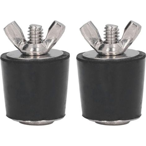Bouchons de piscine en caoutchouc Ulisem, lot de 2, bouchons coniques, accessoires de piscine, 25 mm, résistants au froid (1/4)