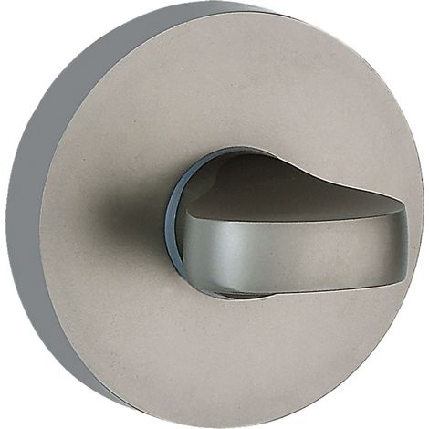 Rosace sous WC Verdon - 52 mm - Finition satinée mate - Obturateur de WC - Portes intérieures (1/4)