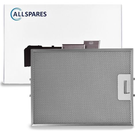 Filtro metálico AllSpares para campanas extractoras compatible con Pelgrim 88019356 / 46219 (327x247mm) (1/5)