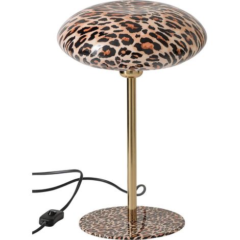 Lampe à Poser Léopard "Jonna" 38cm Caramel (1/3)