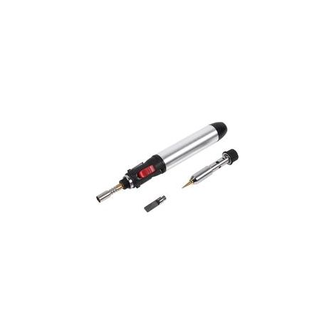 Kit de fer à souder portable 4 en 1 sans fil au butane avec pointe réglable Convient pour le soudage, la pyrogravure et la fabrication de bijoux (1/4)