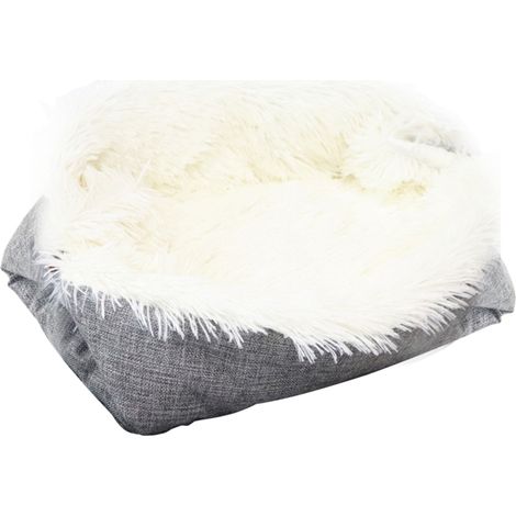 Tapis de couchage pliable et convertible pour animaux de compagnie, couverture matelassée en peluche, coussin douillet, nid confortable pour chats et chatons de petite et moyenne taille, chiots (1/5)