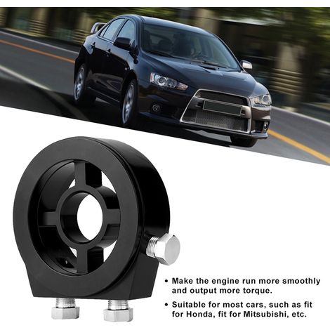 Plaque de refroidissement sandwich pour adaptateur de filtre à huile en aluminium pour voiture (1/5)