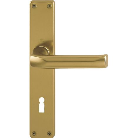 HOPPE® Drückergarnitur mit Langschild London 113/202SP, Aluminium, 6768329