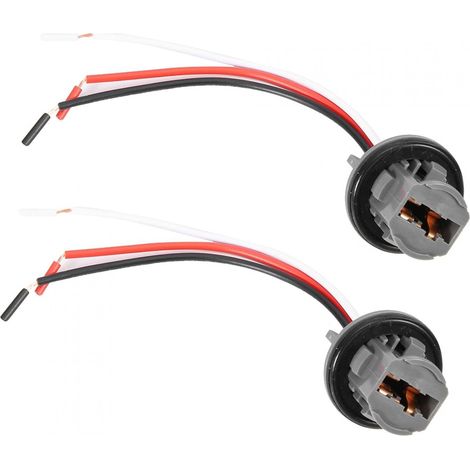 support ampoule t20 2pcs T20 Plug 7443 Support d'ampoule de voiture Adaptateur de prise LED Connecteur de feu stop Connecteur de faisceau de lumière Supports douille t20 7443 led 7443 de prise d (1/5)
