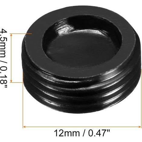 Kohlebürstenhalter-Abdeckkappen aus Kunststoff [für Motorkohlen] – 12 mm Außendurchmesser/2 Stück (1/5)