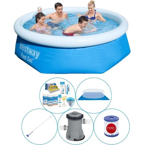 Bestway Bestway Fast Set Ronde - 244x61 cm - 6-pièces S22007