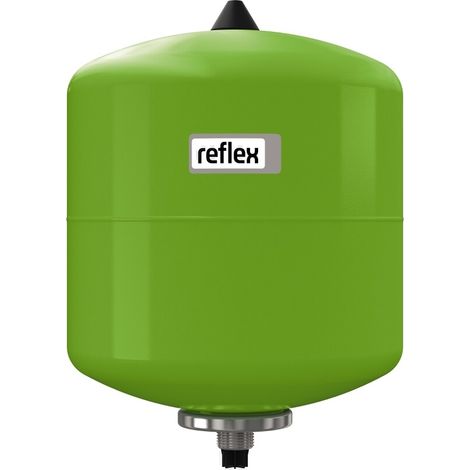 Reflex Refix DD 8, Vaso de expansión de membrana a presión con flujo continuo, verde, 10/4 bar, 7308000 (1/2)