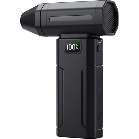Sèche-cheveux Portable - 1200 W - Batterie 2500 mAh - 2 Vitesses (8 m/s et 12 m/s) - Léger 300 g - Avec Buse Concentratrice - 1 Pièce (1/5)