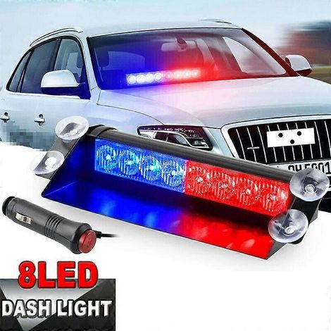 Feux de police 12V, gyrophares LED, clignotants automatiques, stroboscopes, feux de signalisation d'urgence, feux de stationnement (1/5)