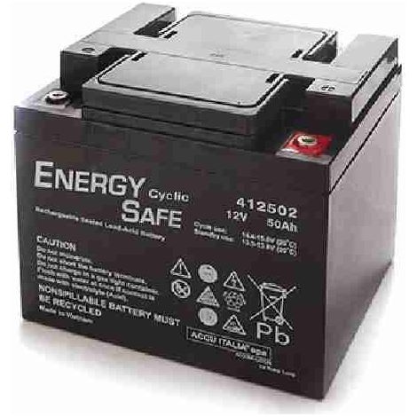 Batterie VRLA Pb AGM Energy Safe Cyclic Series 12V 50Ah C20 (FM6)