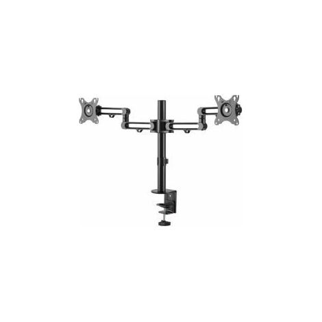StarTech.com Doppel Monitorarm zur Tischmontage - Schreibtischklemme - VESA-kompatible Monitorhalterung für bis zu 32-Zoll-Displays - Ergonomischer Gelenkmonitorarm - höhenverstellbar/neigbar/drehbar (1/5)