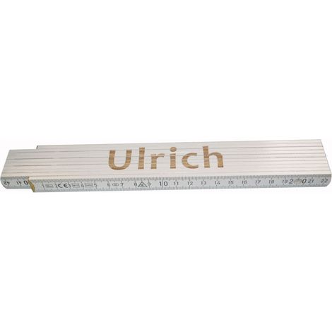 Zollstock Ulrich 2 m weiß Zollstock