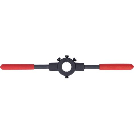 Clé à filière ronde en acier carbone avec vis réglables, outil de taraudage portable pour M4.5 à M6 (1/5)