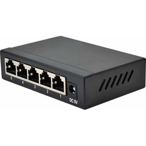 Netzwerk-Switch – DPNS05GM – 5 Gigabit-Ethernet-Ports – Plug & Play – Kompaktes Design