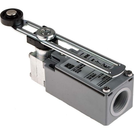 Interrupteur de fin de course RS PRO, Levier à galet réglable, NO/NF, 10A, 400V ( Prix pour 1 ) (1/3)
