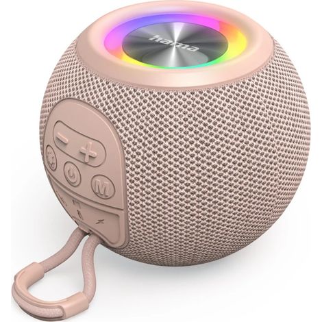 Hama - Bluetooth® Speaker Ball Shape Lautsprecher, 5 Lichtmodi, 5 W, rosa