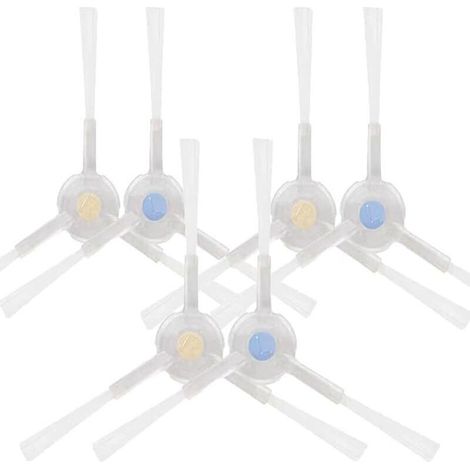 Lntyq Remplacement Balayeur Brosse Latérale pour Narval T10 Robot Aspirateur - Nylon Nettoyage Brosses Parties (3 Set) (1/5)