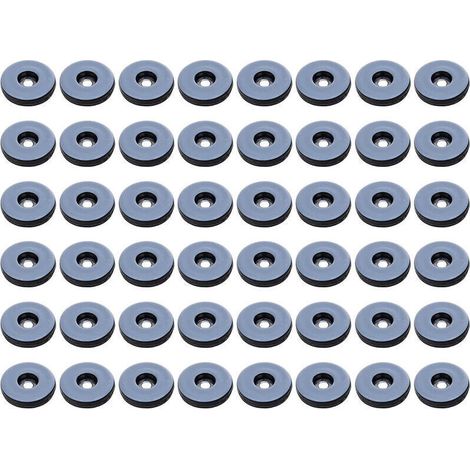 Furniture Feet, 48 Pack Round Teflon Furniture Feet, Anti-Vibration Furniture Feet - 19mm (Round) (1/5)
