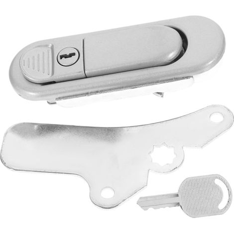jojofuny Lot de 2 serrures plates industrielles pour boîtiers électriq (1/5)