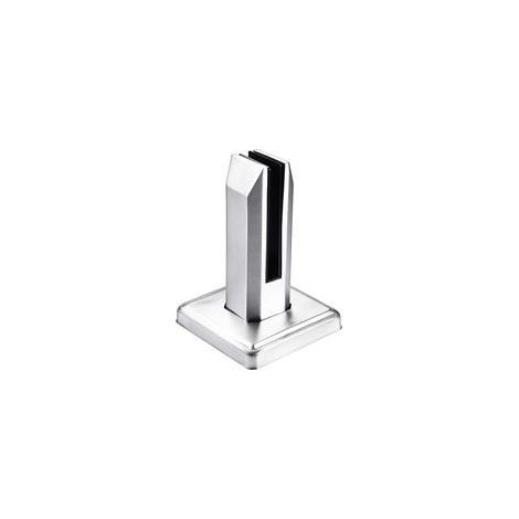 Poteau de panneau en verre en acier inoxydable, pince de clôture de piscine, pince de clôture de balcon, poteau rond de balustrade, support (1/5)