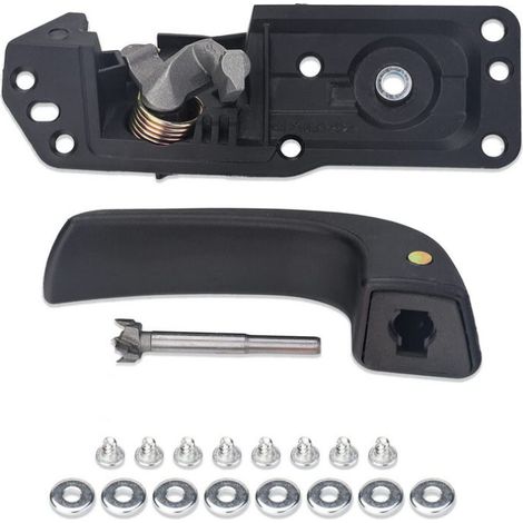 Juego de manijas interiores de puertas delanteras y traseras derechas del lado del pasajero Para Chevy Silverado Tahoe Suburban Avalanche, GMC Sierra Yukon, Cadillac Escalade, reemplaza 20833602, 20 (1/5)