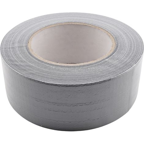 BADfabrik24 Gewebeklebeband Polyester 50mx50mm Silber