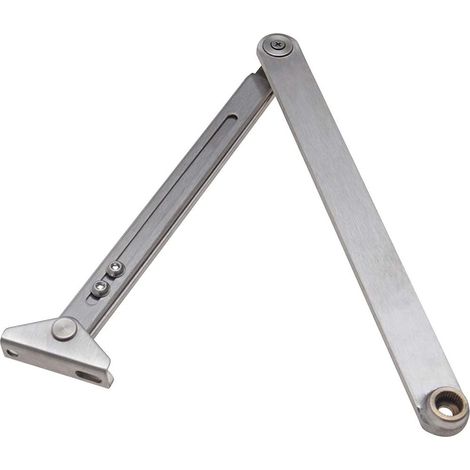 Bras à compas pour ferme-porte DC 347 argent - VACHETTE (1/4)