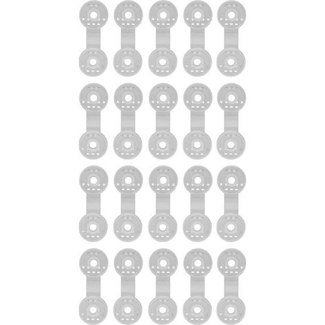 20 pièces pare-soleil Net pince ronde ombre tissu Clips serre Film pince de fixation pour tente serre accessoires (1/5)