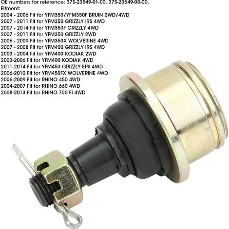 Kugelgelenk für die Lenkung 37S-23549-01-00 37S-23549-00-00 für Yamaha YFM350 YFM400 YFM450 - Kompatibles Ersatzteil (1/5)