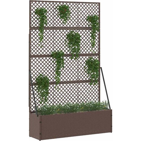Maison Exclusive - Garten-Spalier-Pflanzer Braun 105 x 30 x 170 c (1/5)