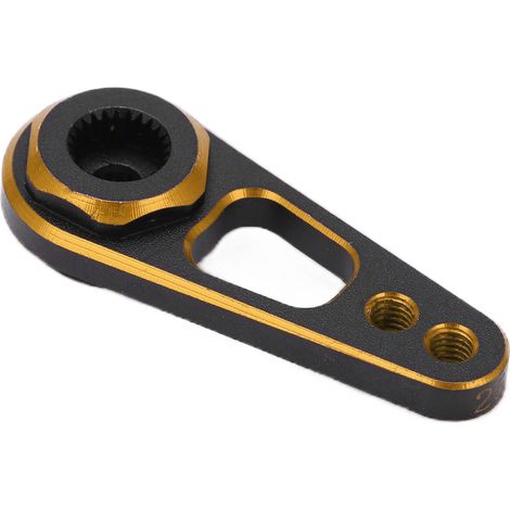 Bras de direction en alliage d'aluminium 25T pour servo de voiture RC, durable et précis, pièce de rechange pour modèles radiocommandés. (1/5)