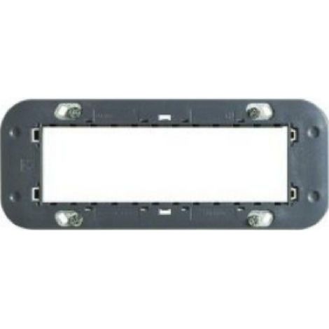 Bticino axolute supporto a 6 moduli in resina per serie civili con fissaggio viti h4706