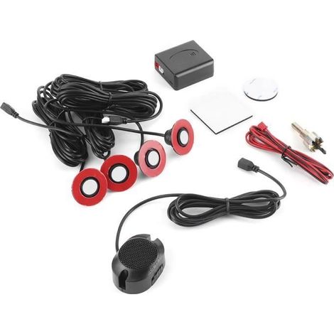 Notfallradar, integrierter Rückfahrsensor, 16,5-mm-Rückfahrhilfe mit Summer, Audio-Zusatzkit (Weiß) (1/4)
